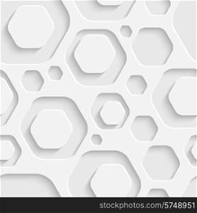 Vector Abstract Seamless Hexagon Background