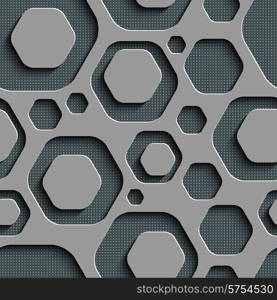 Vector Abstract Seamless Hexagon Background