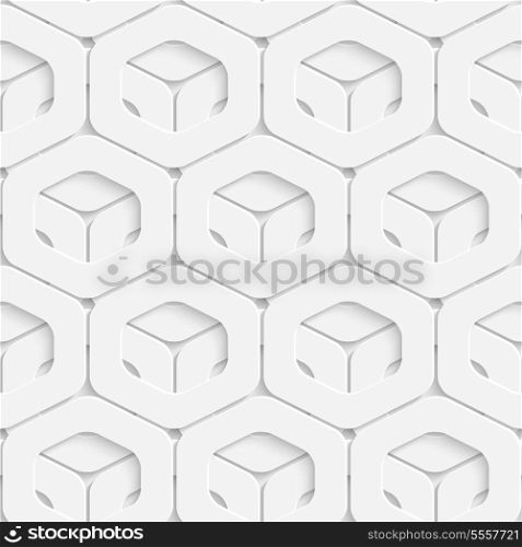Vector Abstract Seamless Mesh Pattern