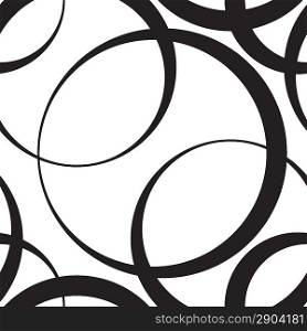 Vector Abstract Seamless Monochrome Background