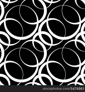 Vector Abstract Seamless Monochrome Background