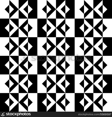 Vector Abstract Seamless Mosaic Pattern