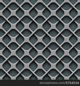 Vector Abstract Seamless Perforated Pattern