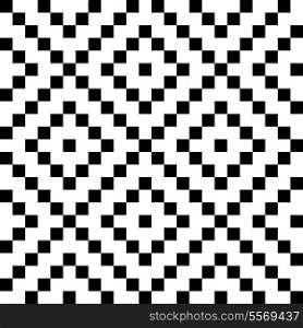 Vector Abstract Seamless Pixel Pattern