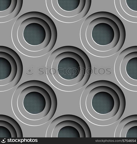 Vector Abstract Seamless Psychedelic Pattern