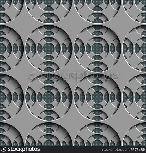 Vector Abstract Seamless Psychedelic Pattern