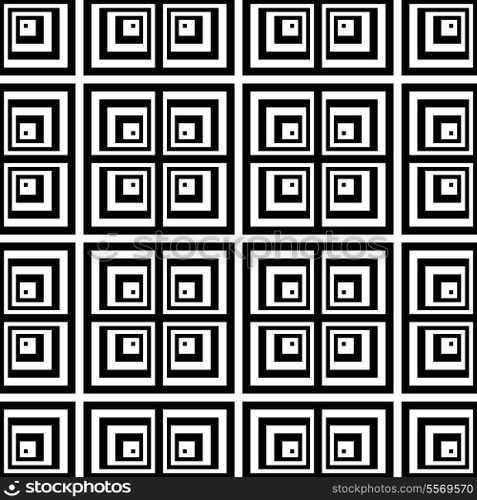 Vector Abstract Seamless Square Pattern
