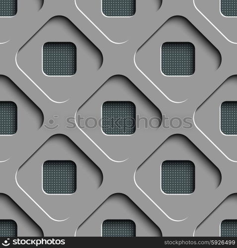 Vector Abstract Seamless Square Pattern