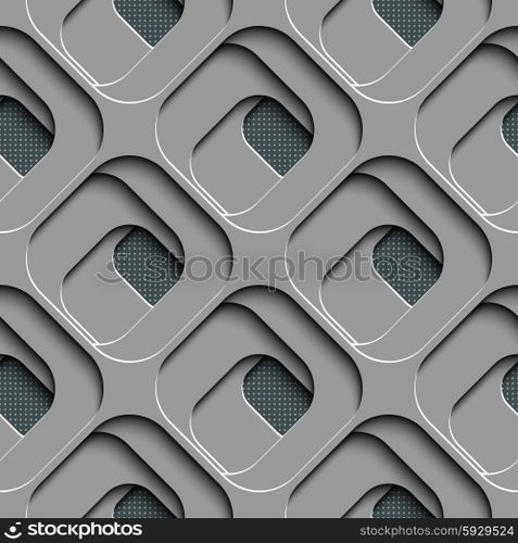 Vector Abstract Seamless Square Pattern