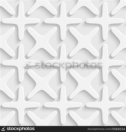 Vector Abstract Seamless Star Pattern