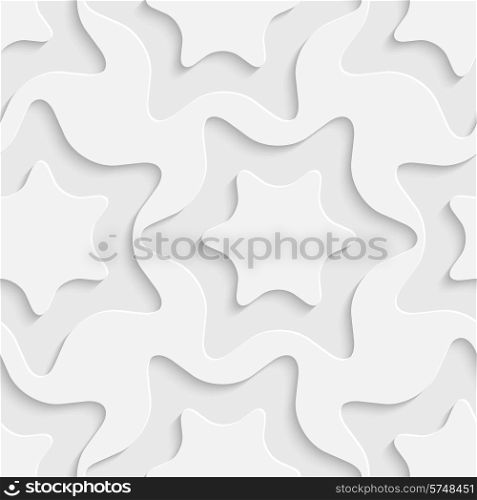 Vector Abstract Seamless Stars Pattern