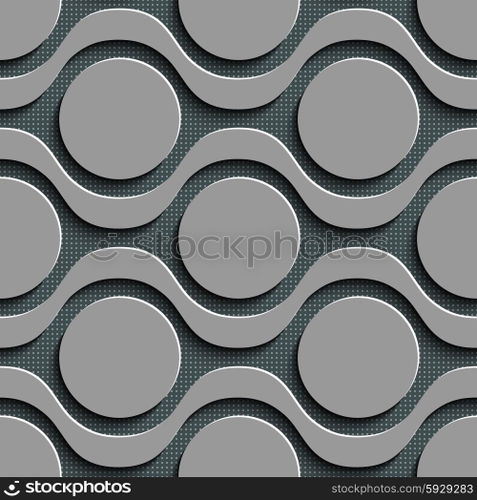 Vector Abstract Seamless Tech Pattern