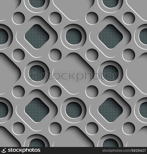 Vector Abstract Seamless Technology Pattern