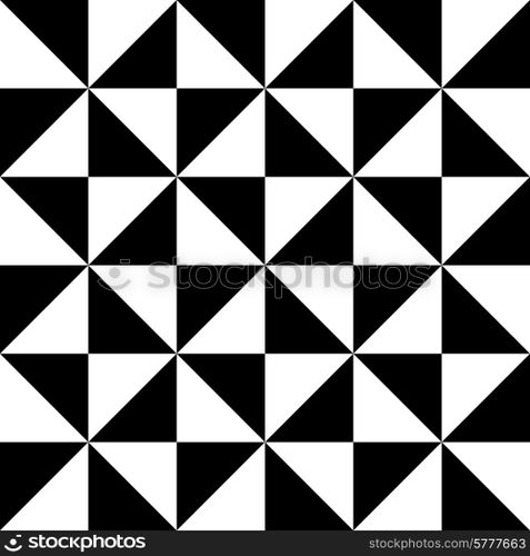 Vector Abstract Seamless Triangle Pattern