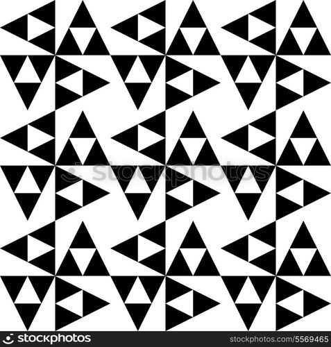 Vector Abstract Seamless Triangles Pattern