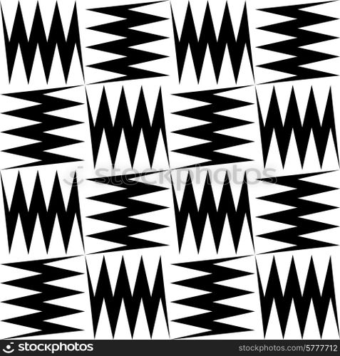Vector Abstract Seamless Zig Zag Pattern