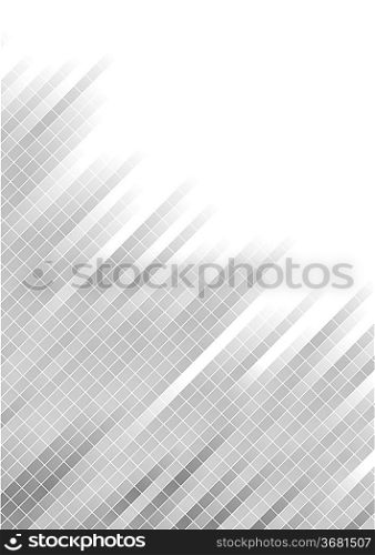 ""Vector abstract silver background with square; clip-art""