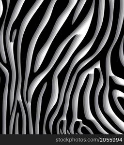 vector abstract skin texture of zebra hide pattern