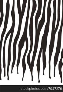 vector abstract skin texture of zebra print pattern