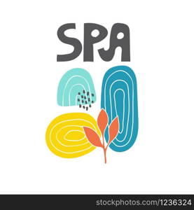 Vector Abstract Spa Salon Background