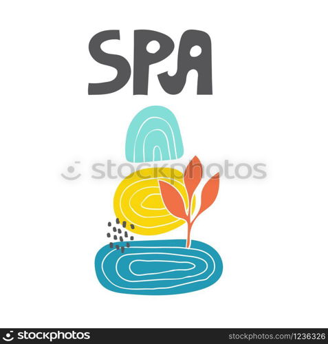 Vector Abstract Spa Salon Background