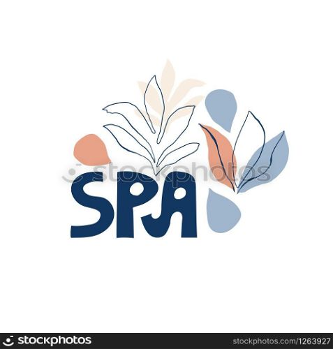 Vector Abstract Spa Salon Background