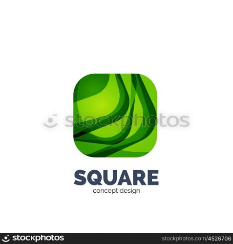 Vector abstract square logo, business icon