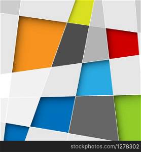 Vector abstract squares background illustration with place for your text