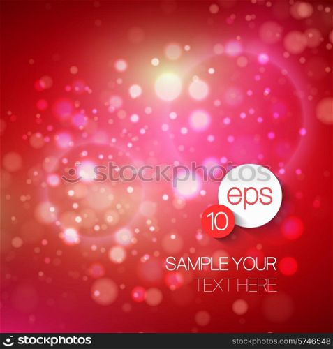 Vector abstract technology background with bokeh light. Vector bokeh background