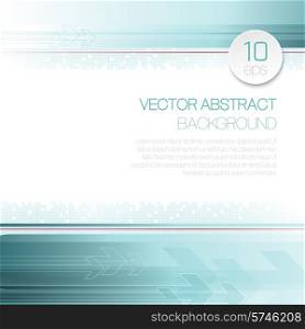 Vector abstract technology background with lines and arrow. EPS 10