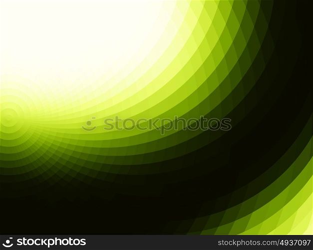 vector abstract tiles. Vector illusion of radial blur effect. Abstract optical illusion. Abstract background with mosaic tiles. Illusion of gradient effect. Decorative pixel art with distortion.