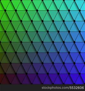 Vector Abstract Triangle Colorful Pattern