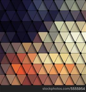 Vector Abstract Triangle Colorful Pattern