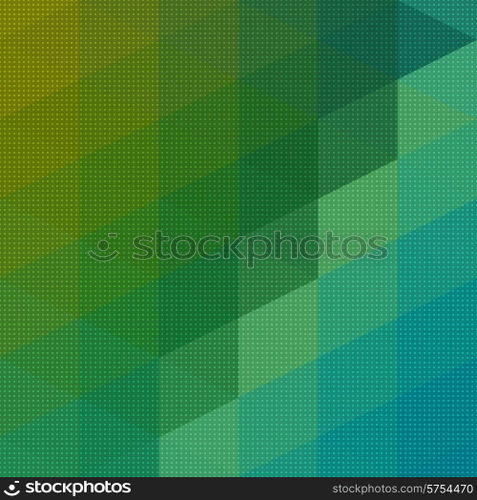 Vector Abstract Triangle Mosaic Pattern