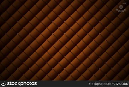 Vector abstract upholstery or dark brown leather texture sofa background