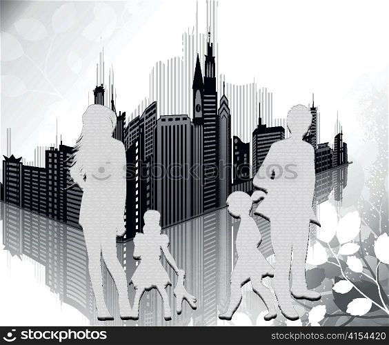 vector abstract urban background