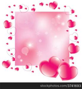 vector abstract valentine&rsquo;s day background