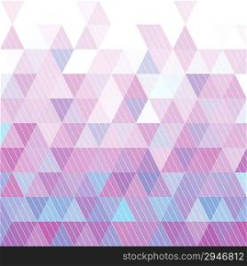 Vector Abstract Violet Triangles Pattern