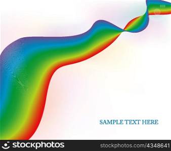 vector abstract wallpaper with rainbow
