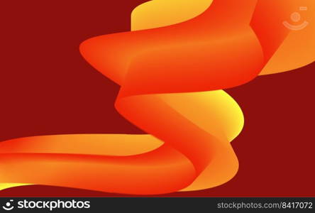 Vector abstract wave design element