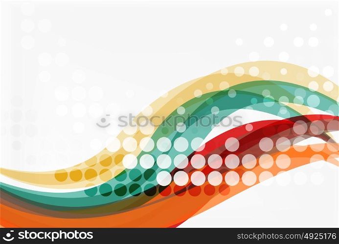 Vector abstract wave lines background. Vector abstract wave lines background. Template background for workflow layout, diagram, number options or web design