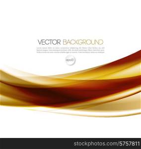 Vector Abstract wave template background brochure design