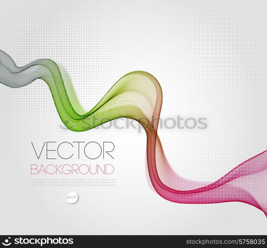 Vector Abstract wave template background brochure design. Abstract wave template background brochure design