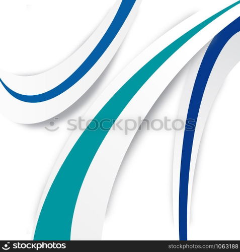 Vector Abstract waves background