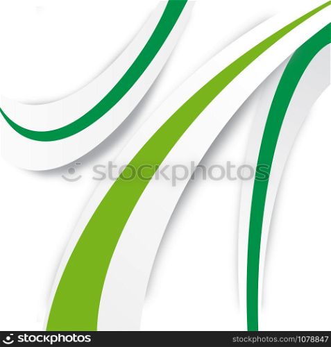 Vector Abstract waves background