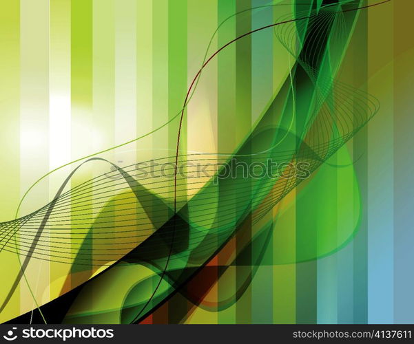 vector abstract waves background