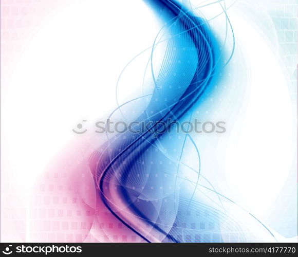vector abstract waves background