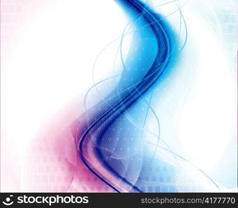 vector abstract waves background