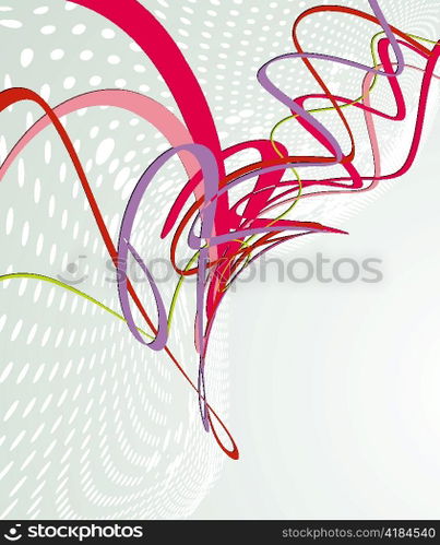 vector abstract waves background