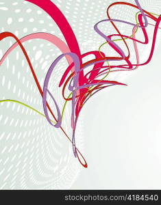 vector abstract waves background